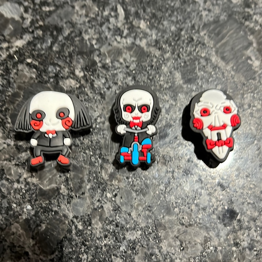Saw Croc Charms